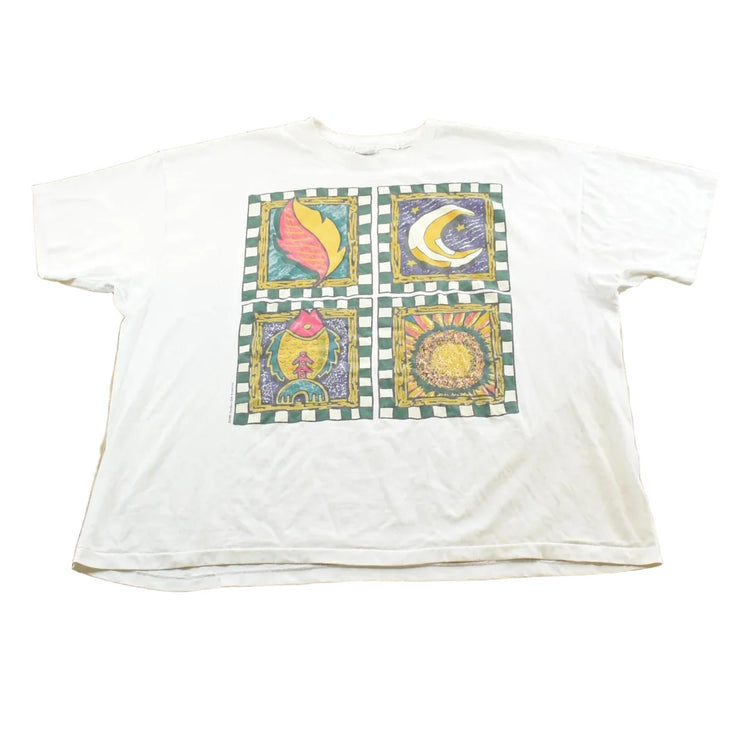 Vintage 1990s Hanes Heavyweight Art T-Shirt Mens 3XL from propervintagecanada