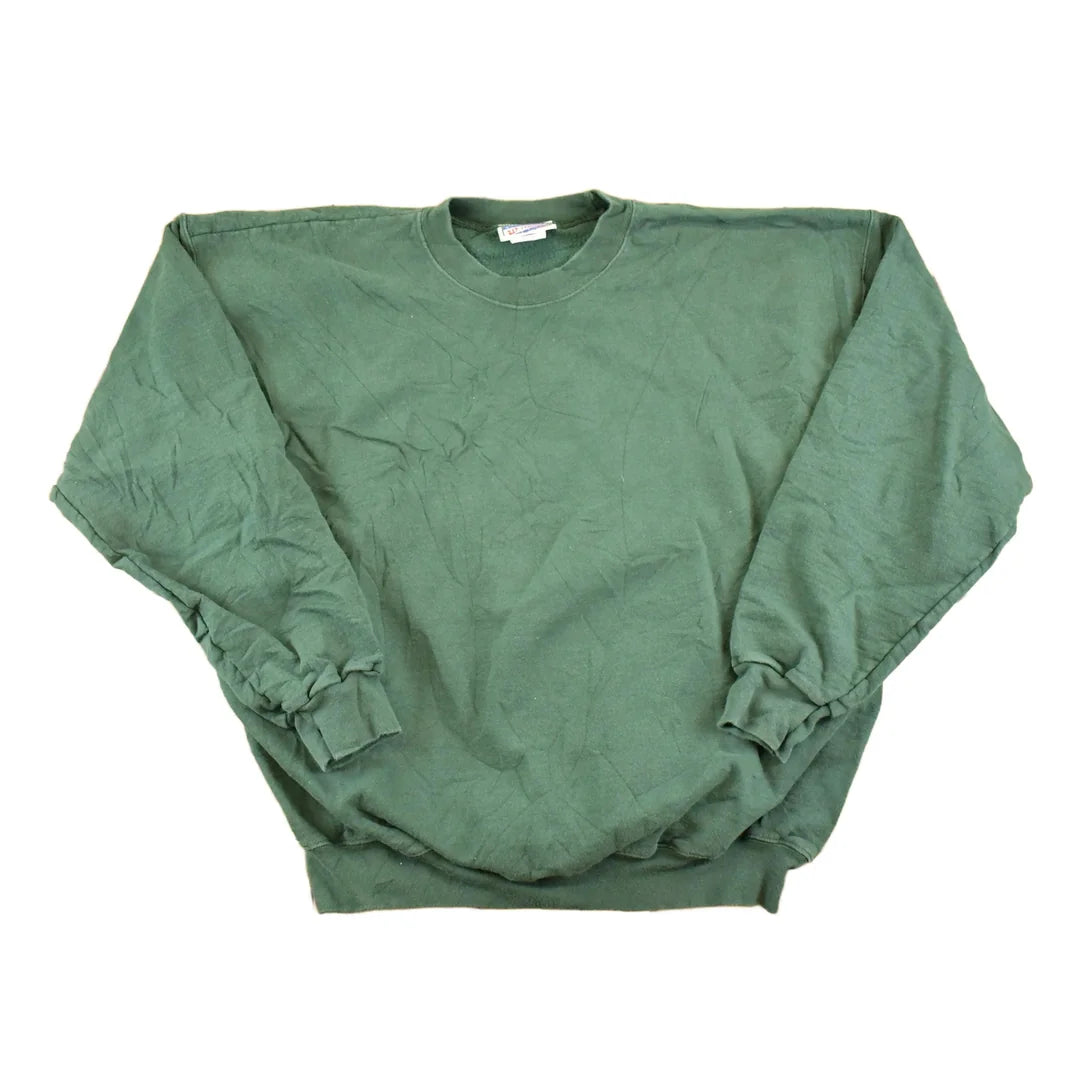 Vintage 1990s Hanes Heavyweight Streetwear Blank Souvenir Crewneck Sweatshirt Men's M from propervintagecanada