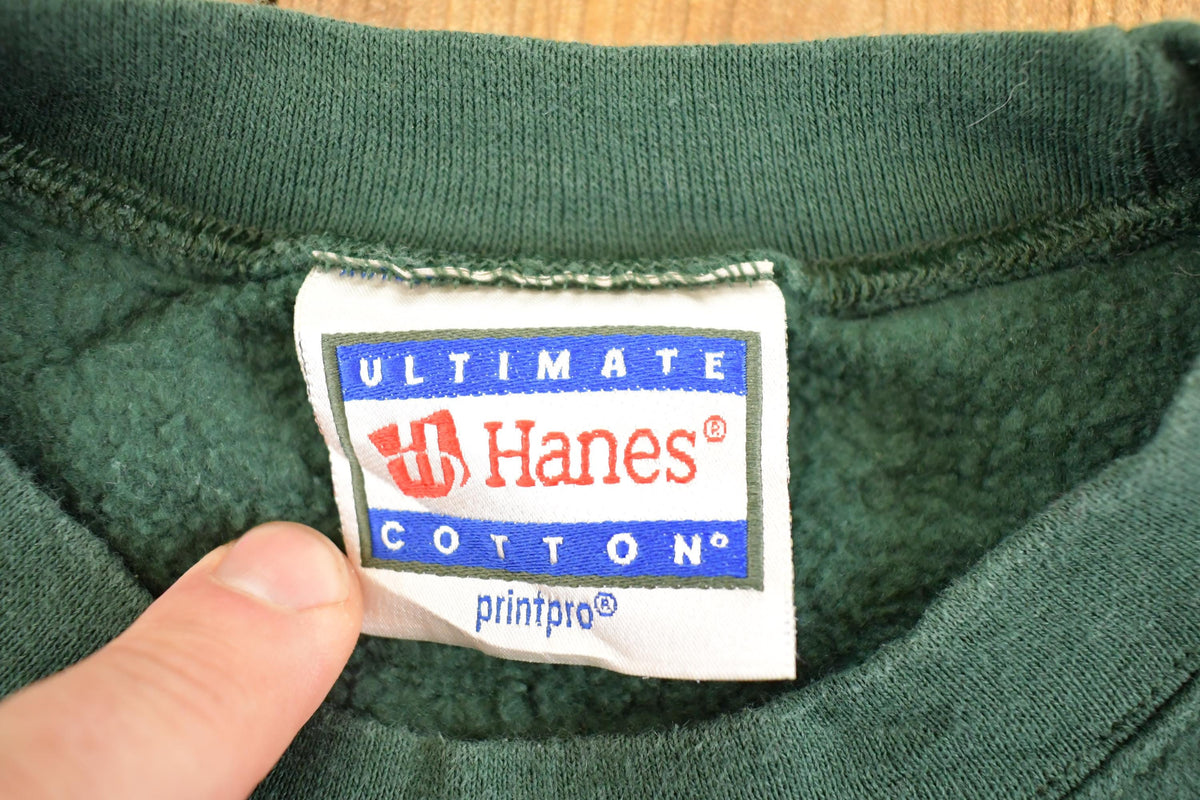 Vintage 1990s Hanes Heavyweight Streetwear Blank Souvenir Crewneck Sweatshirt Men's M from propervintagecanada