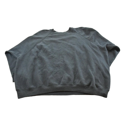 Vintage 1990s Hanes Her Way Blank Black Crewneck Sweatshirt Womens 3XL from propervintagecanada