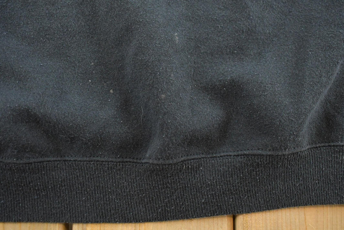 Vintage 1990s Hanes Her Way Blank Black Crewneck Sweatshirt Womens 3XL from propervintagecanada