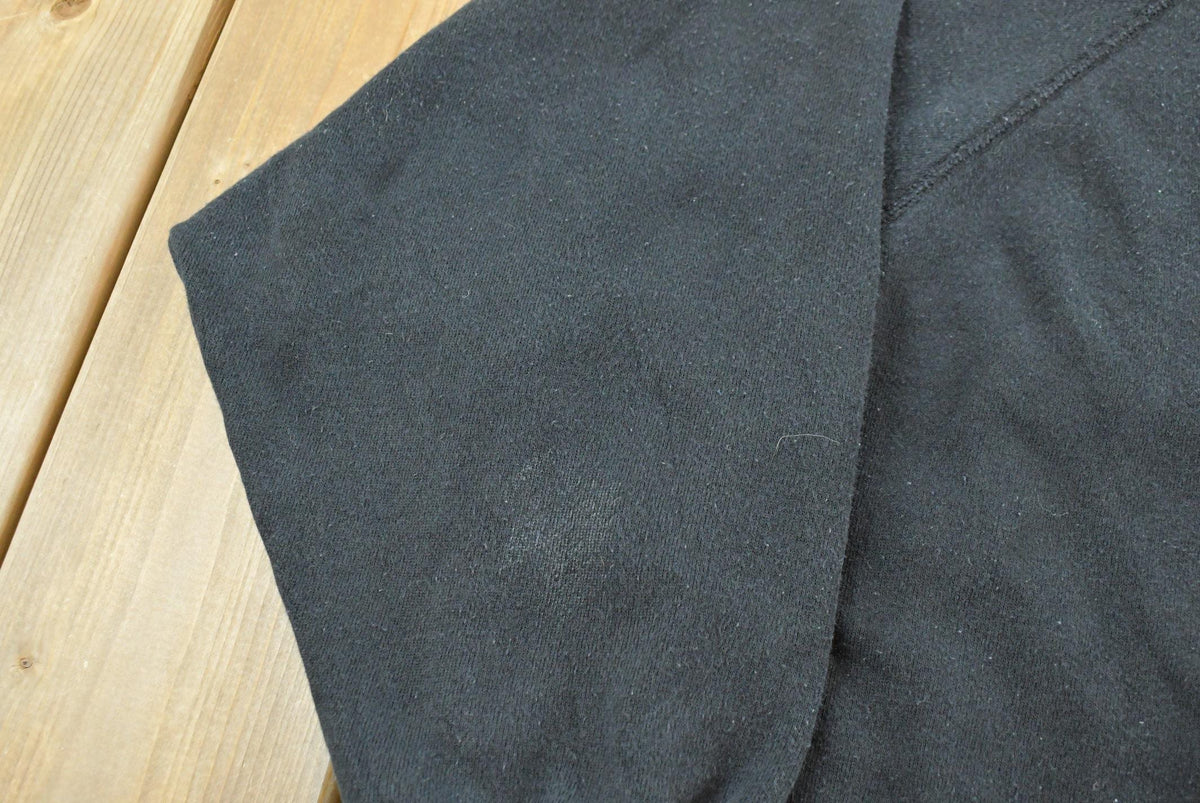 Vintage 1990s Hanes Her Way Blank Black Crewneck Sweatshirt Womens 3XL from propervintagecanada