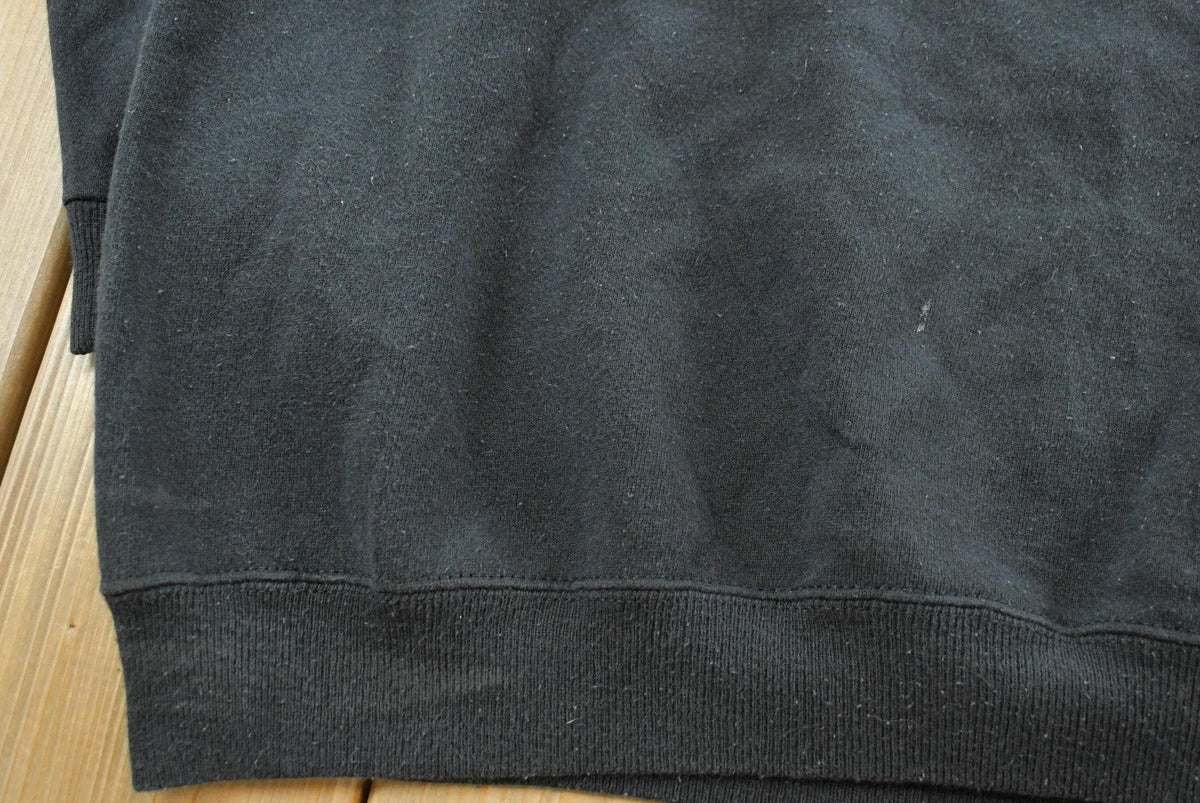 Vintage 1990s Hanes Her Way Blank Black Crewneck Sweatshirt Womens 3XL from propervintagecanada