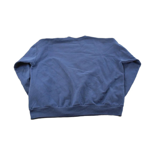 Vintage 1990s Hanes Her Way Blank Blue Crewneck Sweatshirt Women's XL from propervintagecanada