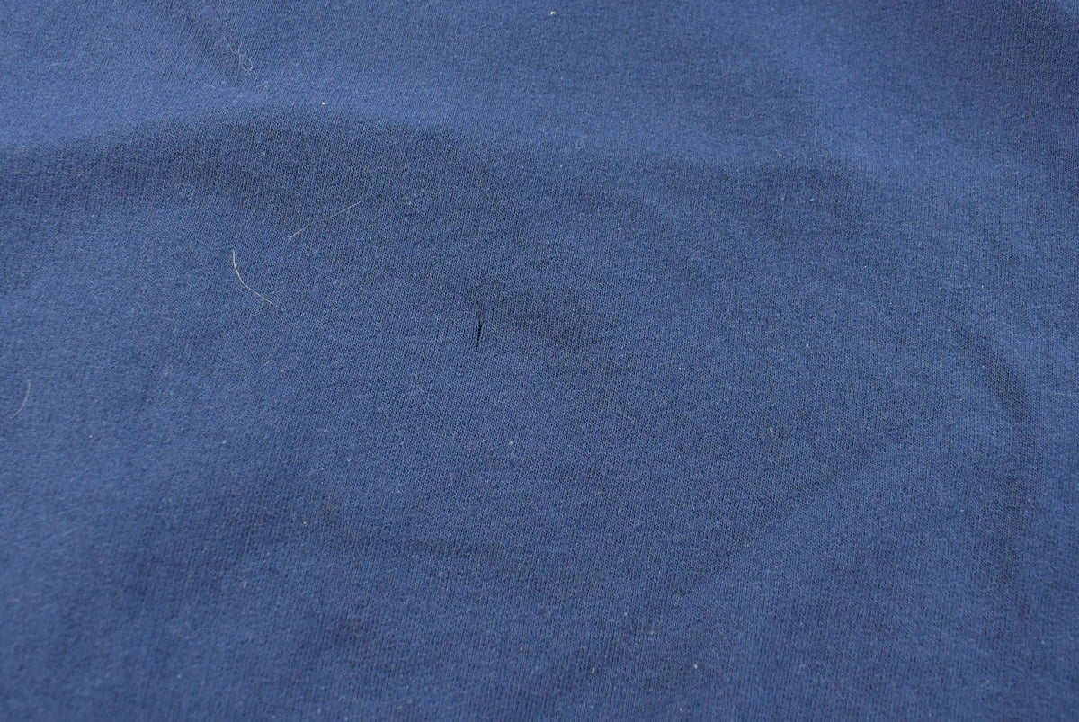 Vintage 1990s Hanes Her Way Blank Blue Crewneck Sweatshirt Women's XL from propervintagecanada