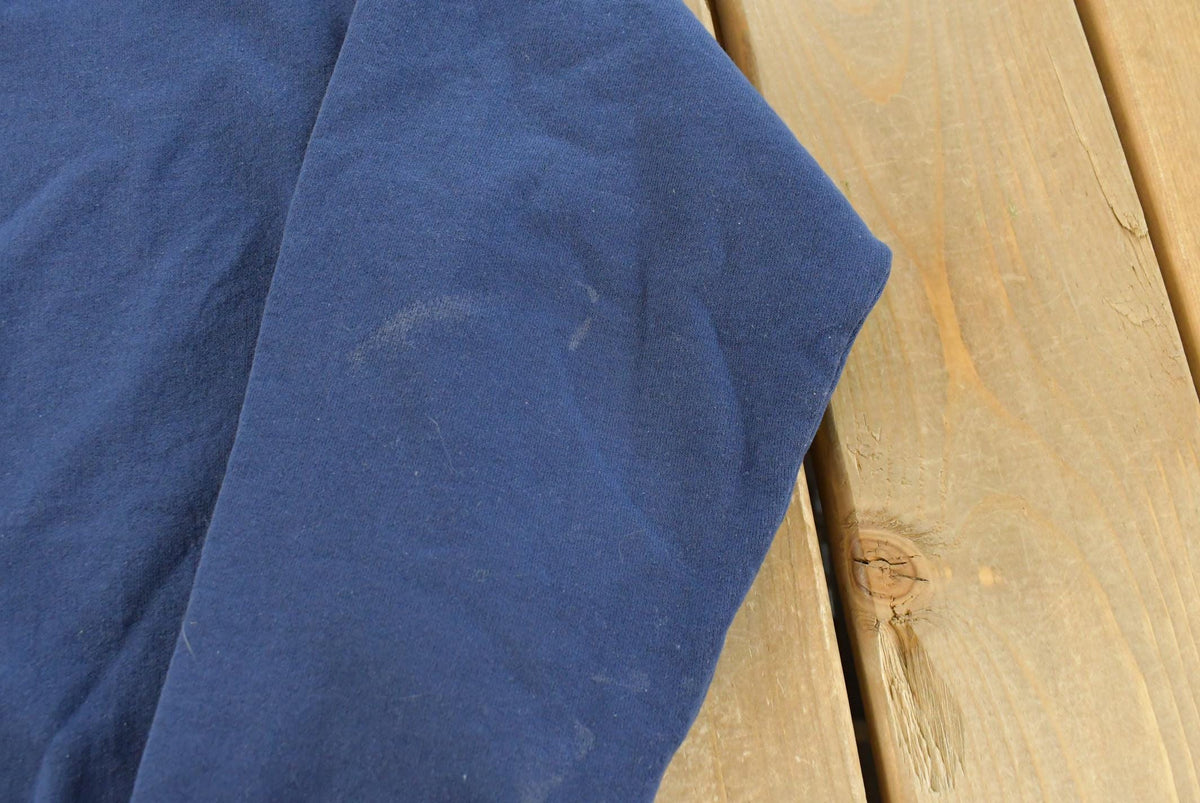 Vintage 1990s Hanes Her Way Blank Blue Crewneck Sweatshirt Women's XL from propervintagecanada