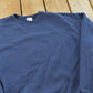 Vintage 1990s Hanes Her Way Blank Blue Crewneck Sweatshirt Women's XL from propervintagecanada