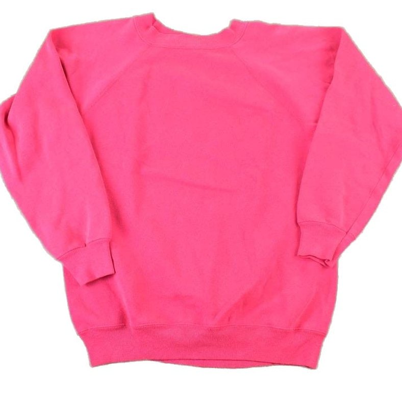 Vintage 1990s Hanes Her Way Blank Crewneck Sweatshirt Made In USA Men's Medium from propervintagecanada