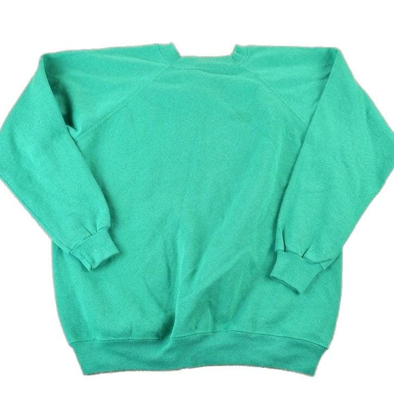 Vintage 1990s Hanes Her Way Blank Crewneck Sweatshirt Made In USA Men's Small from propervintagecanada