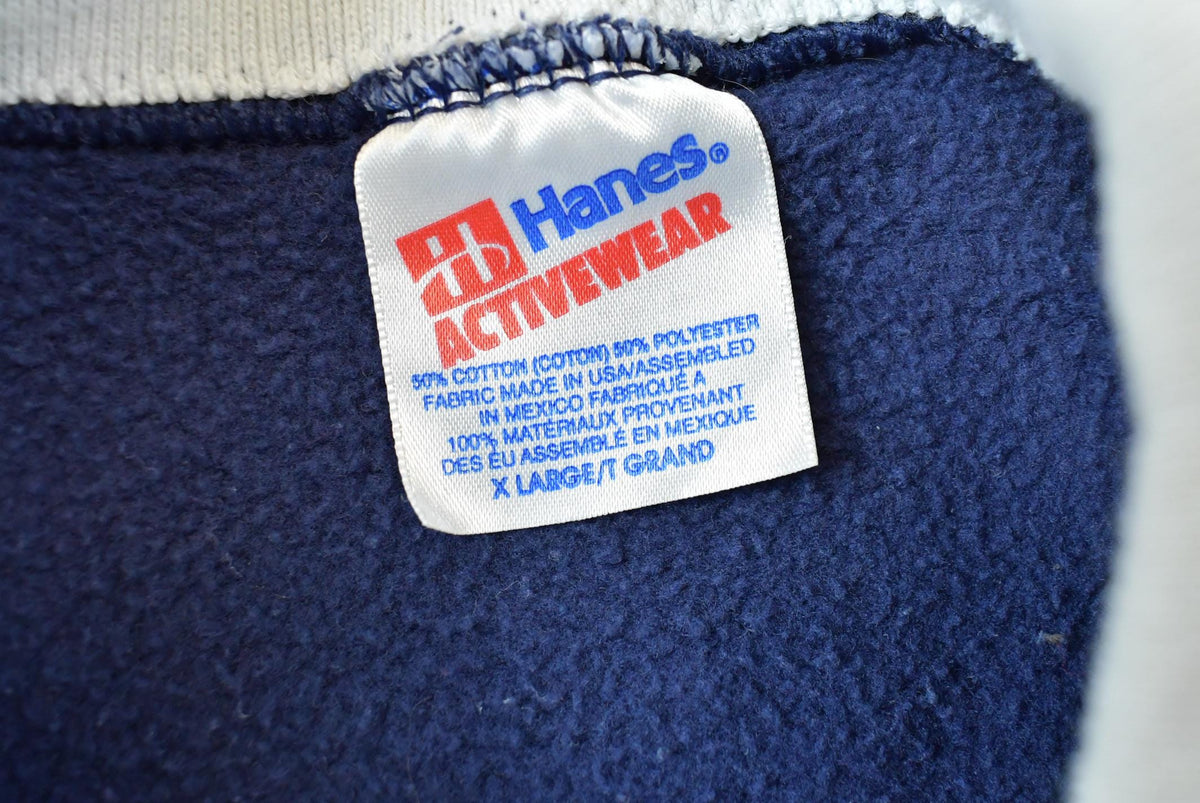 Vintage 1990s Hanes Hummingbird Double Collar Crewneck Sweatshirt Men's L from propervintagecanada