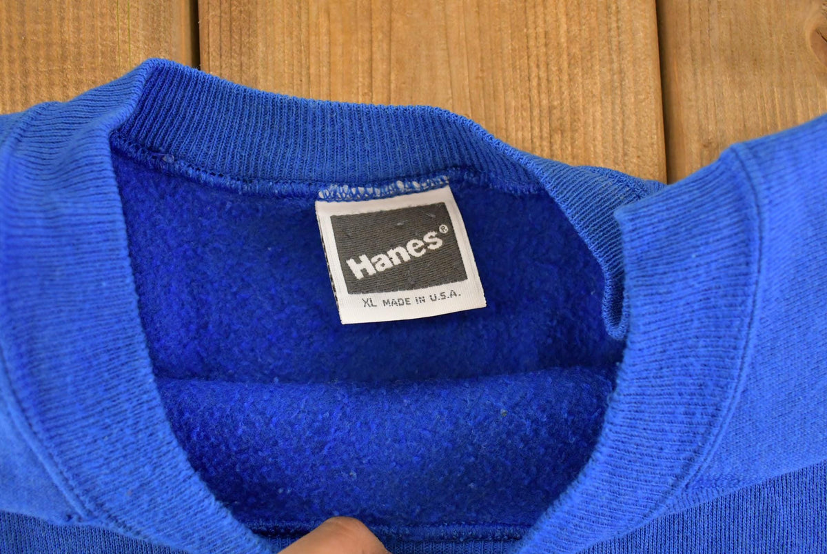 Vintage 1990s Hanes Raglan Crewneck Sweatshirt Men's XL from propervintagecanada