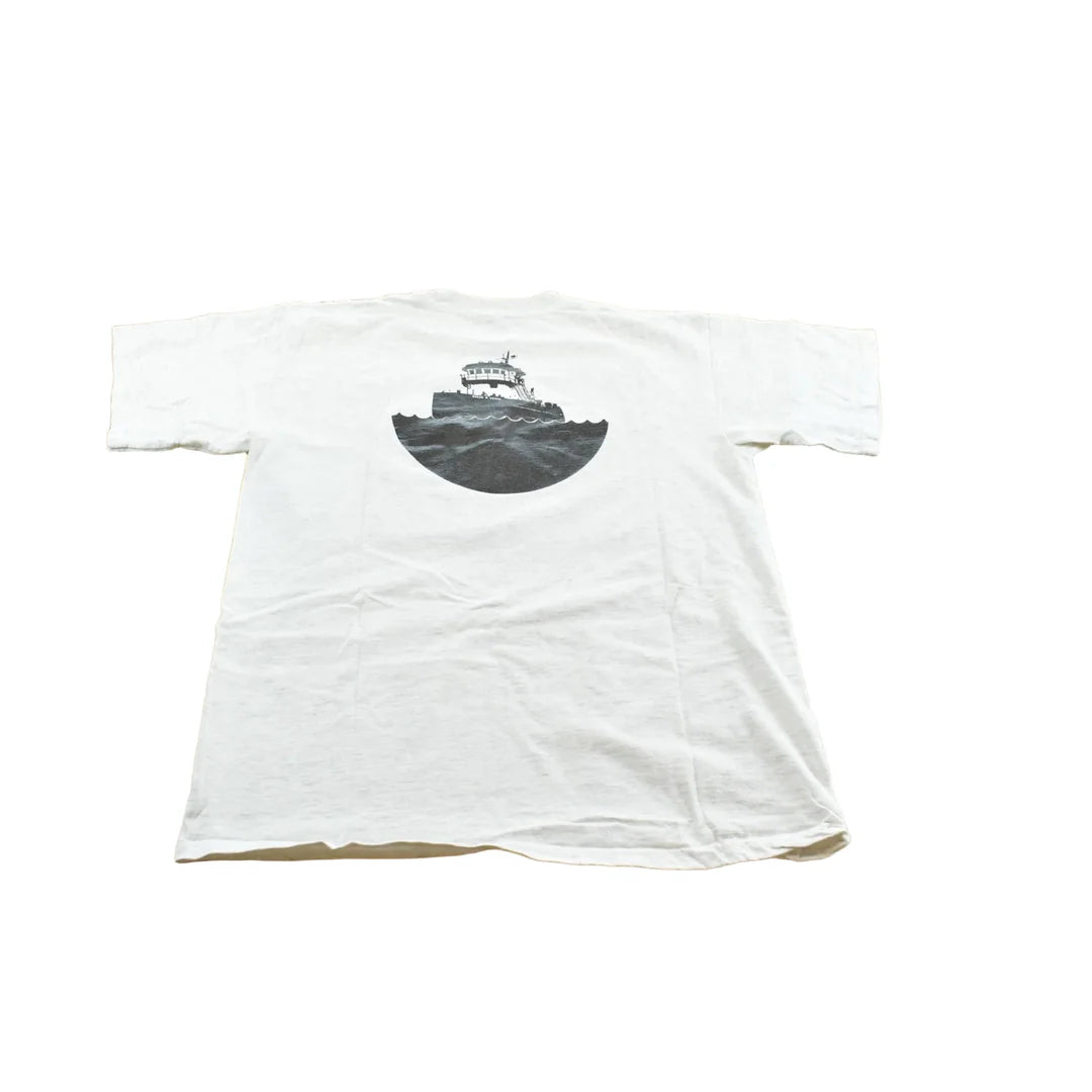 Vintage 1990s Hannah Marines Tugboat Promotional T Shirt Mens L from propervintagecanada