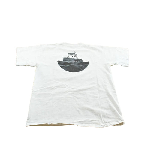 Vintage 1990s Hannah Marines Tugboat Promotional T Shirt Mens L from propervintagecanada