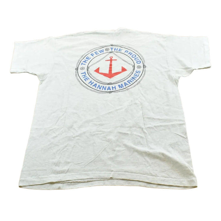 Vintage 1990s Hannah Marines Tugboat Promotional T Shirt Mens L from propervintagecanada