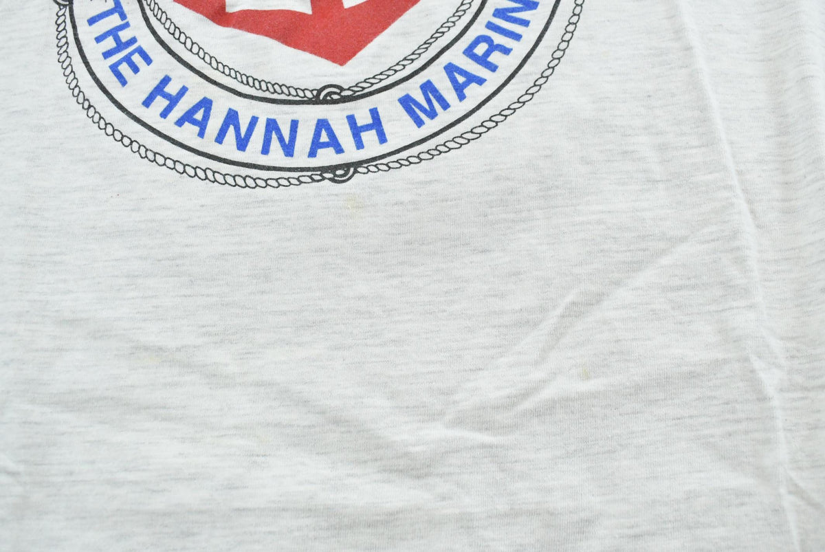 Vintage 1990s Hannah Marines Tugboat Promotional T Shirt Mens L from propervintagecanada