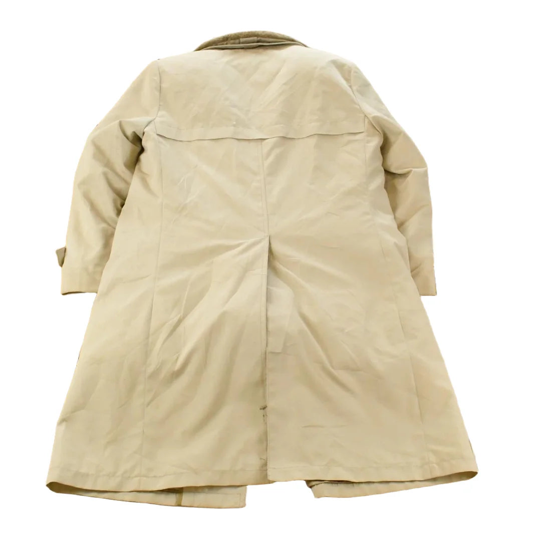 Vintage 1990s Hanny's Mens Wear Down Lined Trench Coat Men's Medium from propervintagecanada