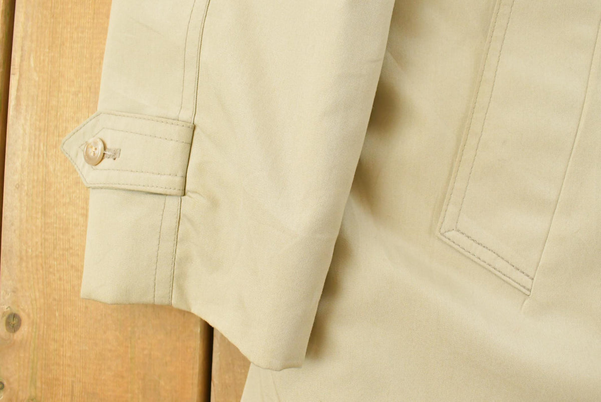 Vintage 1990s Hanny's Mens Wear Down Lined Trench Coat Men's Medium from propervintagecanada