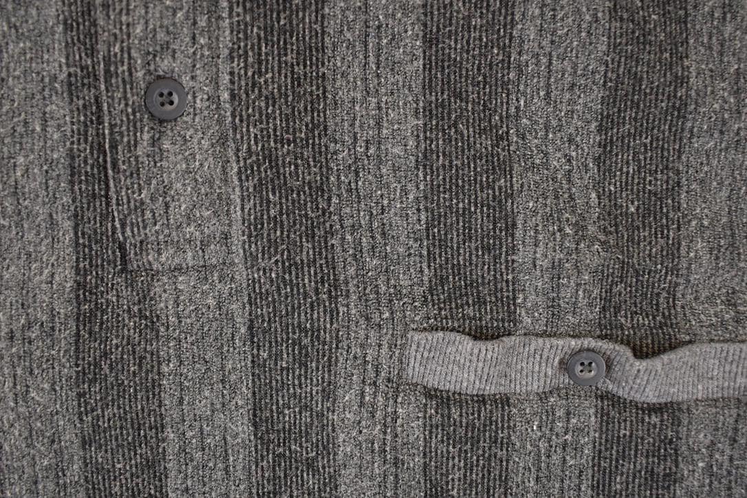 Vintage 1990s Harbour Bay Knit Button Up Shirt Mens XL from propervintagecanada