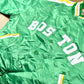 Vintage 1990s Hardwood Classics Bill Russell Boston Celtics NBA Basketball Embroidered Snap Button Satin Bomber Jacket Men's XL from propervintagecanada