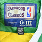 Vintage 1990s Hardwood Classics Boston Celtics NBA Basketball Embroidered Snap Button Satin Bomber Jacket Men's 3XL from propervintagecanada