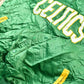 Vintage 1990s Hardwood Classics Boston Celtics NBA Basketball Embroidered Snap Button Satin Bomber Jacket Men's 3XL from propervintagecanada
