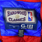Vintage 1990s Hardwood Classics Philadelphia 76ers NBA Basketball Embroidered Snap Button Satin Bomber Jacket Men's 3XL from propervintagecanada