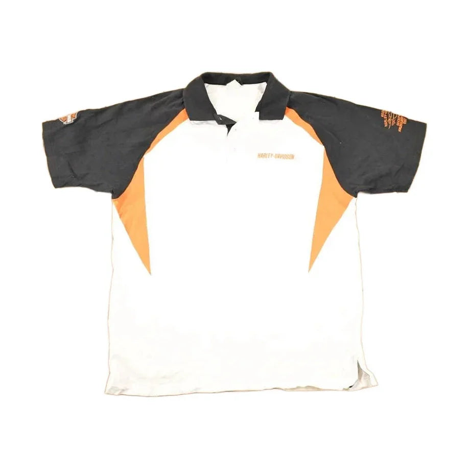 Vintage 1990s Harley Davidson Button Up Motorcycle Shirt Men's L from propervintagecanada