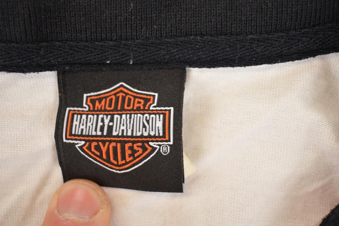 Vintage 1990s Harley Davidson Button Up Motorcycle Shirt Men's L from propervintagecanada