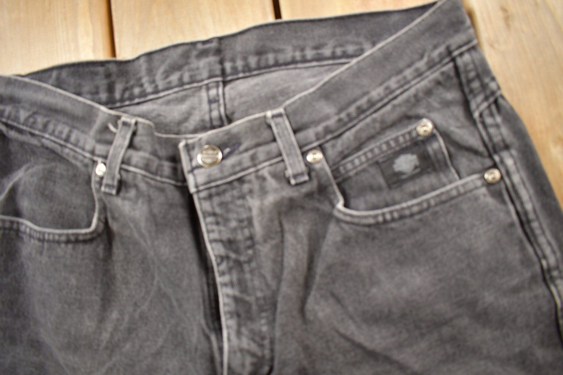 Vintage 1990s Harley Davidson Denim Jeans Men's 32 x 31 from propervintagecanada