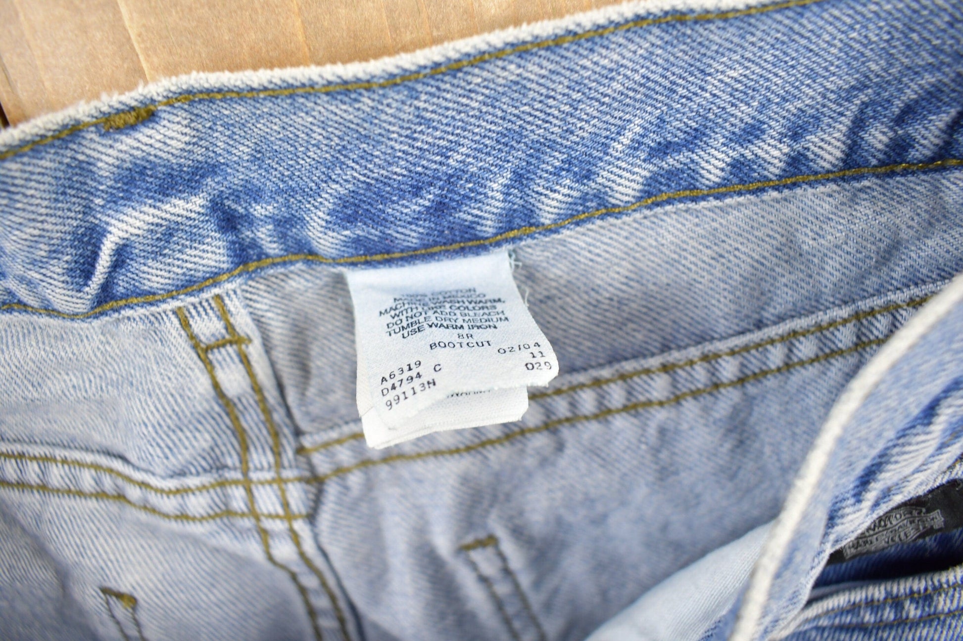 Vintage 1990s Harley Davidson Denim Jeans Women's 30 x 30 from propervintagecanada