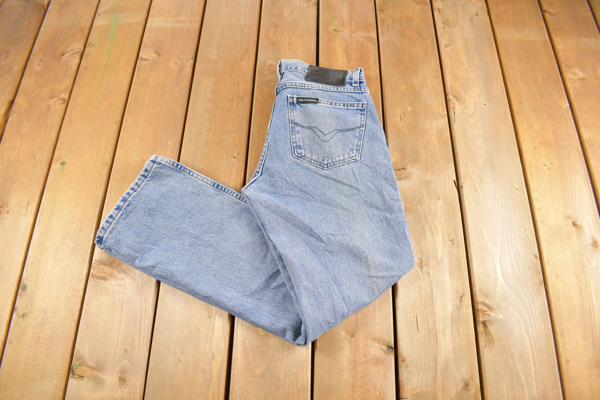 Vintage 1990s Harley Davidson Denim Jeans Women's 30 x 30 from propervintagecanada