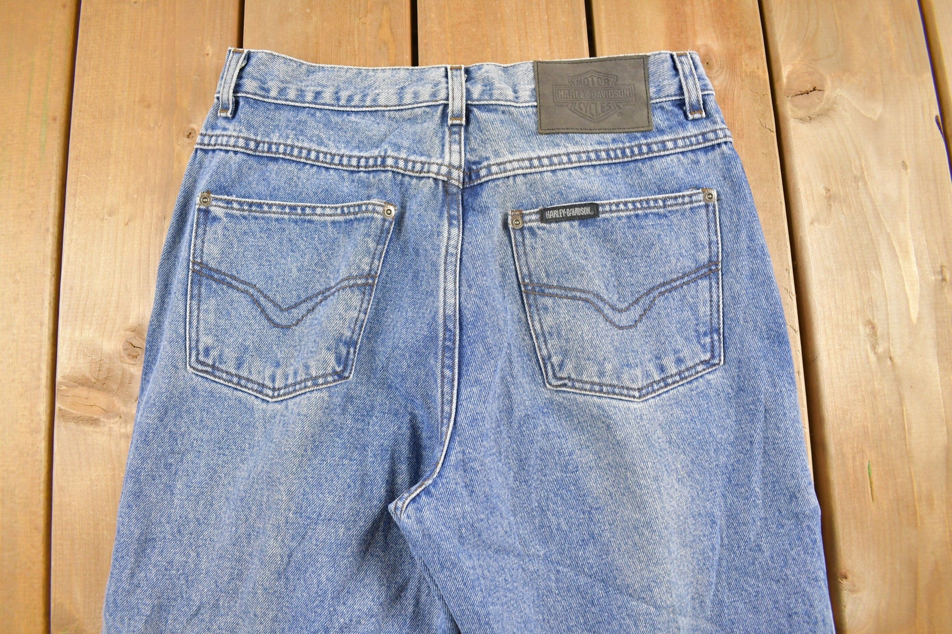 Vintage 1990s Harley Davidson Denim Jeans Women's 30 x 32 from propervintagecanada