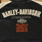 Vintage 1990s Harley Davidson Embroidered Motorcycle Bomber Jacket Men's Short Medium / Biker Jacket / Full Zip from propervintagecanada