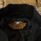 Vintage 1990s Harley Davidson Embroidered Motorcycle Bomber Jacket Men's Short Medium / Biker Jacket / Full Zip from propervintagecanada
