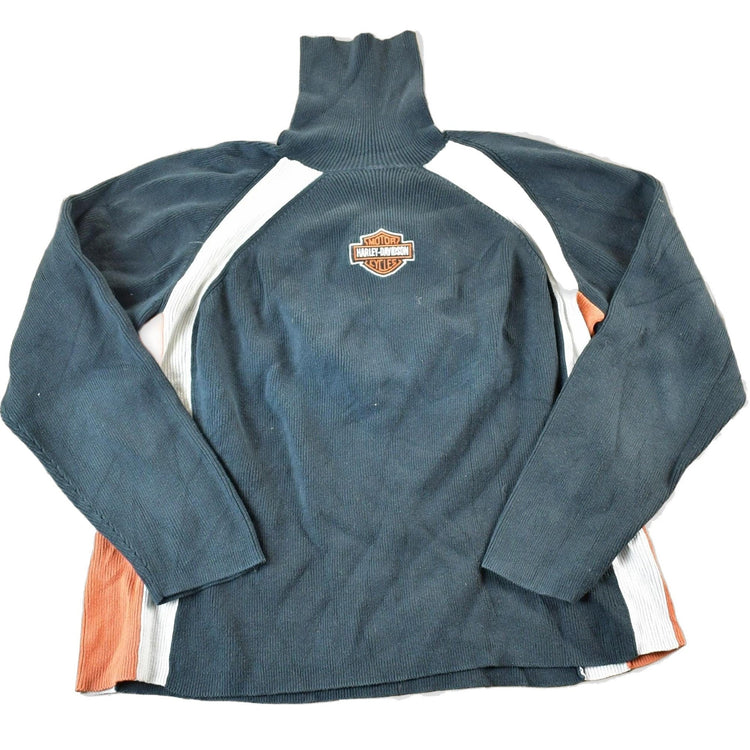 Vintage 1990s Harley Davidson Knit Crewneck Sweater Womens M from propervintagecanada