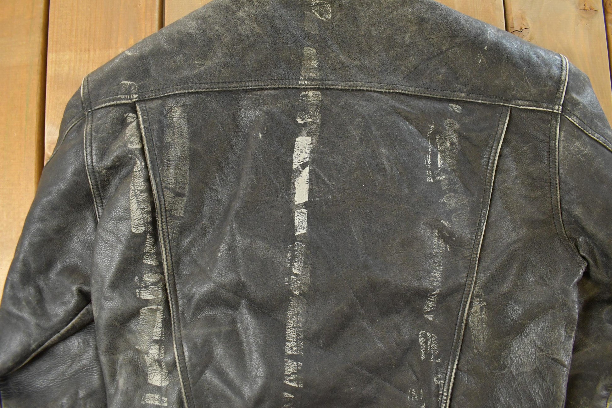 Vintage 1990s Harley Davidson Leather Biker Jacket Men's Small from propervintagecanada