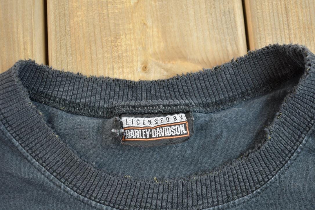 Vintage 1990s Harley Davidson Longsleeve Shirt Men's 2XL from propervintagecanada