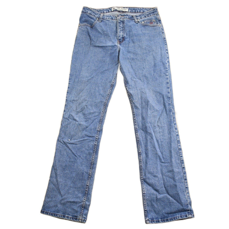 Vintage 1990s Harley Davidson Mid Wash Denim Jeans Men's 32 x 33 from propervintagecanada