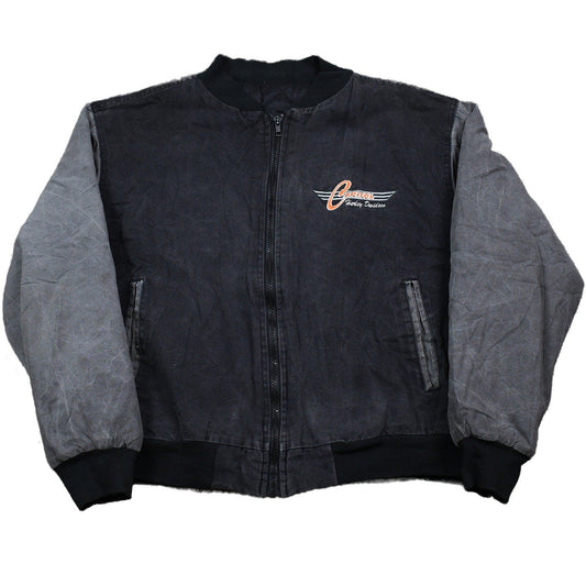 Vintage 1990s Harley Davidson Motorcycles Bomber Jacket Men's Small