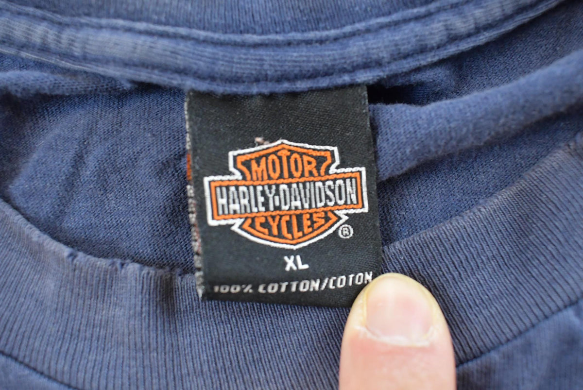 Vintage 1990s Harley Davidson Motorcycles Faded T-Shirt Made In USA Mens XL from propervintagecanada
