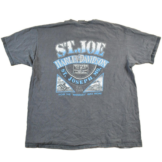 Vintage 1990s Harley Davidson Motorcycles Graphic T-Shirt Men's XL