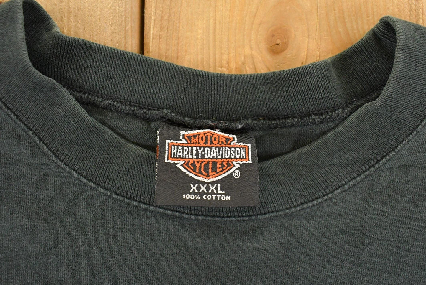 Vintage 1990s Harley Davidson Motorcycles Long Sleeve T-Shirt Men's 3XL from propervintagecanada