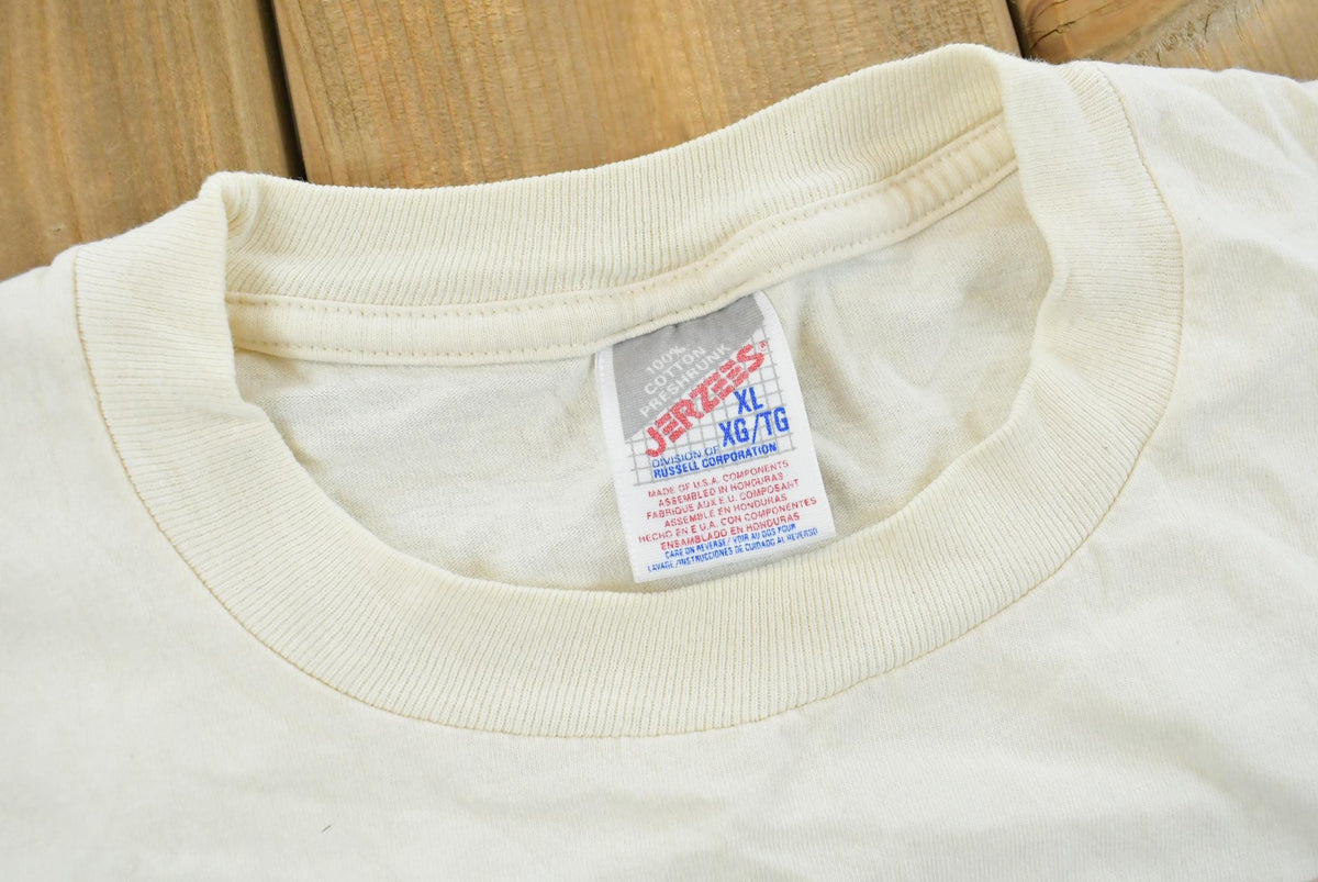 Vintage 1990s Harris & Son Seed Co Poppies Flowers T-Shirt Men's XL from propervintagecanada