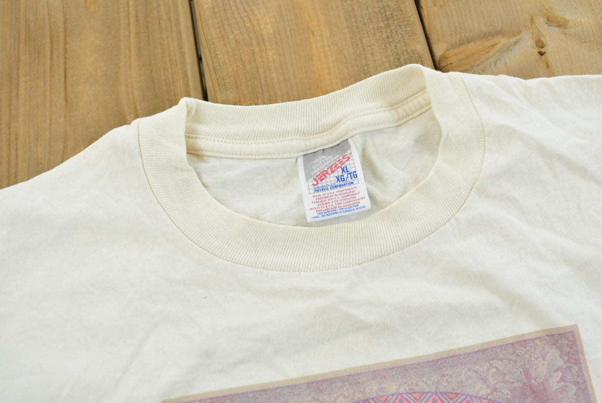 Vintage 1990s Harris & Son Seed Co Poppies Flowers T-Shirt Men's XL from propervintagecanada