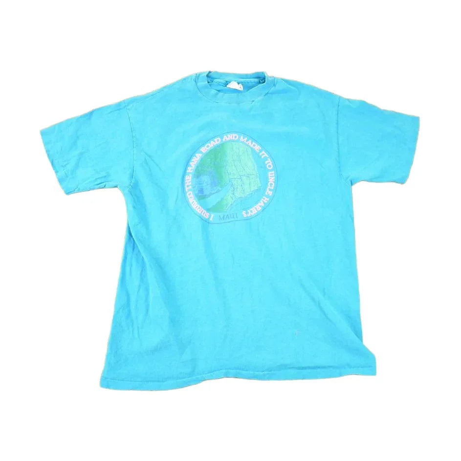 Vintage 1990s Harry's Maui Souvenir Travel T-Shirt Men's M from propervintagecanada