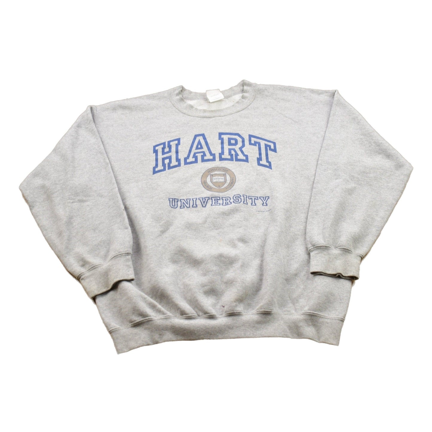 Vintage 1990s Hart University Collegiate Crewneck Men's Large from propervintagecanada
