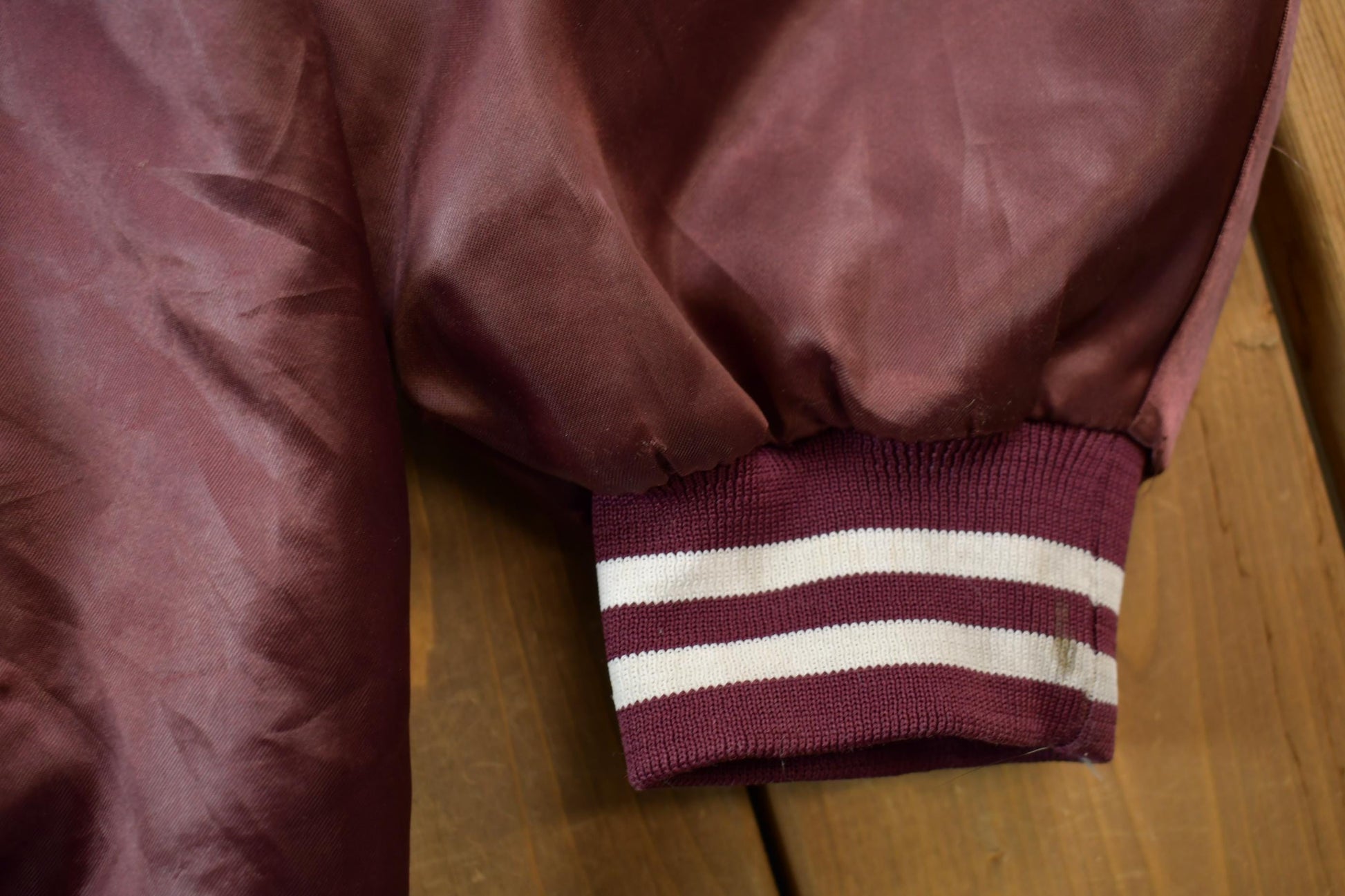 Vintage 1990s Hartwell Religious Satin Bomber Jacket Men's 2XL from propervintagecanada