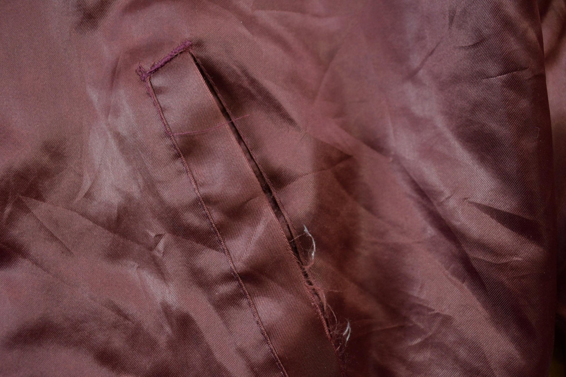 Vintage 1990s Hartwell Religious Satin Bomber Jacket Men's 2XL from propervintagecanada