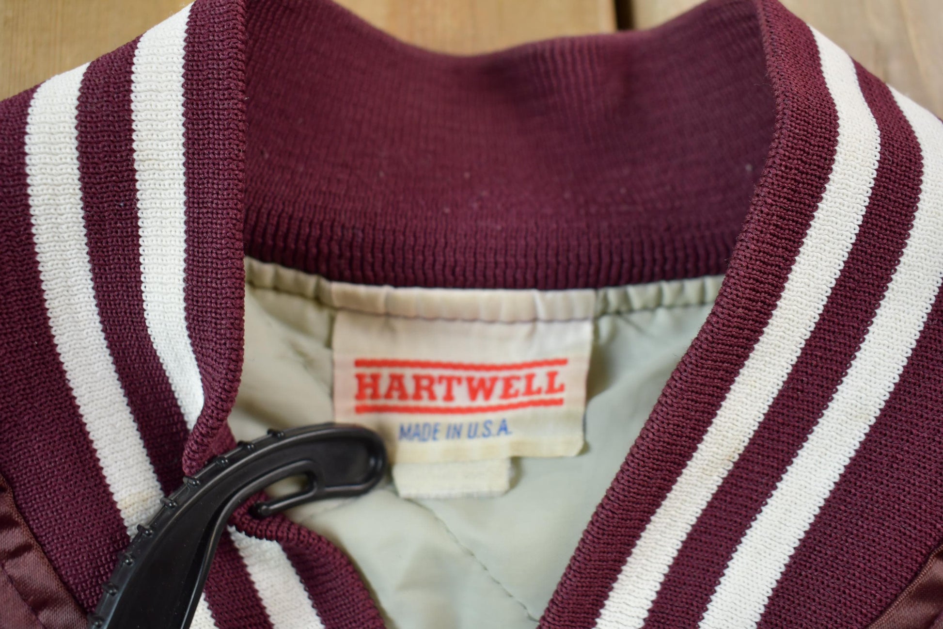 Vintage 1990s Hartwell Religious Satin Bomber Jacket Men's 2XL from propervintagecanada