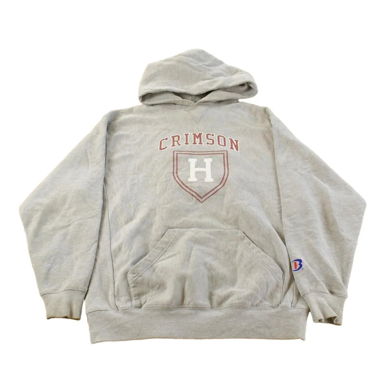 Vintage 1990s Harvard Crimson University Collegiate Hoodie Men's M from propervintagecanada
